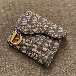 Christian Dior Navy Wallet